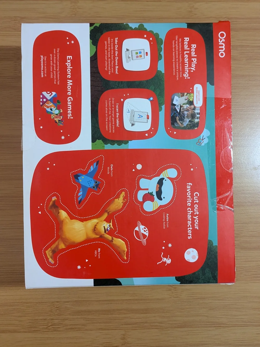 Osmo Little Genius Starter Kit Kids Learning Toy - Blue/Red/Green